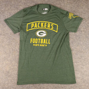 NFL Team Apparel Green Bay Packers T Shirt Men's Size Small